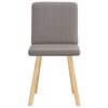 vidaXL Chaises à manger lot de 2 taupe tissu