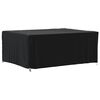 vidaXL Housse de salon de jardin noir 200x165x80 cm oxford 420D