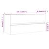 vidaXL Armoire de lavabo Ch&ecirc;ne fum&eacute; 100x38,5x45 cm Bois d'ing&eacute;nierie