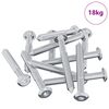 vidaXL Vis 1800 pc Argent&eacute; M6 x 50 mm Acier