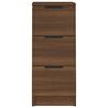 vidaXL Buffets 2 pcs chêne marron 30x30x70 cm Bois d'ingénierie