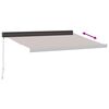 vidaXL Auvent manuel r&eacute;tractable marron 350x250 cm