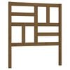 vidaXL T&ecirc;te de lit Marron miel 106x4x104 cm Bois massif de pin