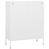 vidaXL Armoire de rangement Blanc 80x35x101,5 cm Acier