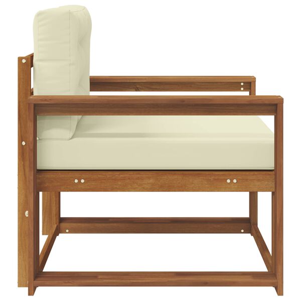 vidaXL Sofa de milieu ext&eacute;rieur Bois d'Acacia Massif Naturel