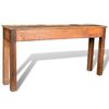 vidaXL Table console avec 3 tiroirs Bois recycl&eacute;