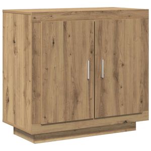 vidaXL Buffet ch&ecirc;ne artisanal 80x40x75 cm bois d'ing&eacute;nierie