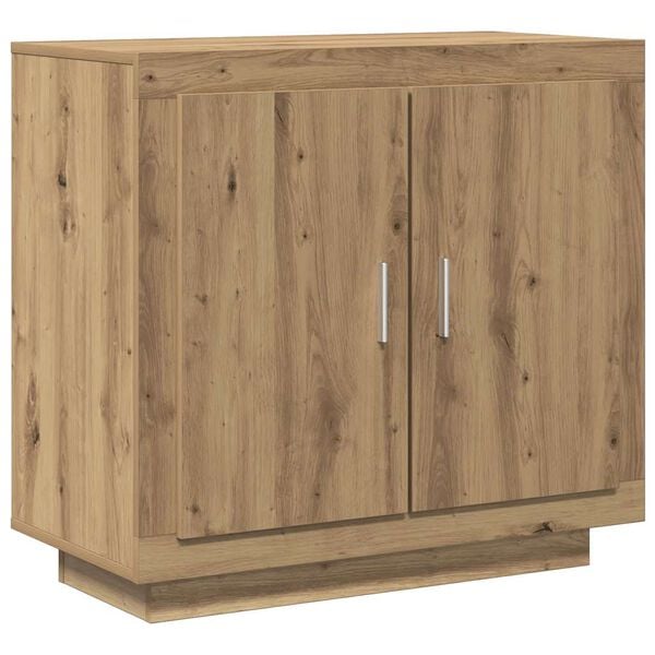 vidaXL Buffet chêne artisanal 80x40x75 cm bois d'ingénierie