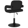 vidaXL Tabouret de bar Noir Tissu