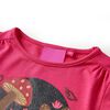 T-shirt enfants &agrave; manches longues rose vif 116