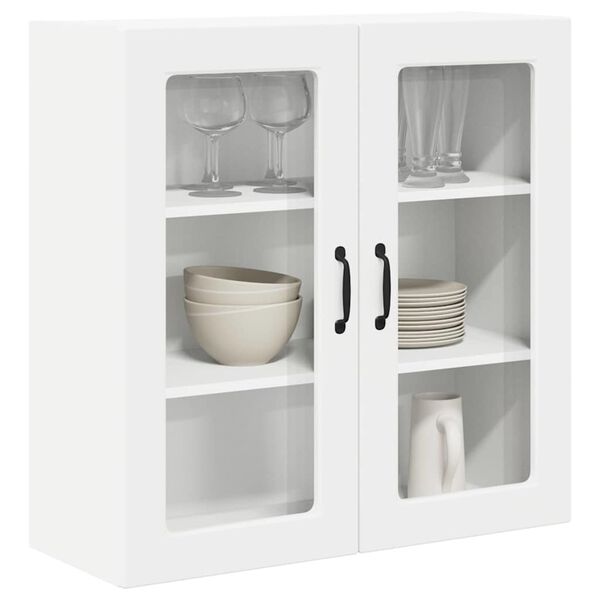 vidaXL Armoire de cuisine Blanc 80 x 31 x 80 cm Bois d'ing&eacute;nierie