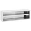vidaXL Armoire murale de cuisine 150x40x50 cm Acier inoxydable
