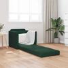 vidaXL Canap&eacute;-Lit 60cm Vert fonc&eacute; Velours