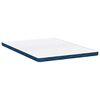 vidaXL Surmatelas Blanc 140 x 190 cm Tissu jacquard