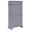 vidaXL Armoire &agrave; chaussures Gris 50 x 28 x 98 cm Bois de Paulownia