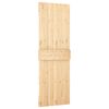 vidaXL Porte NARVIK Naturel 70 x 210 cm Bois de pin massif
