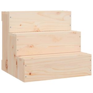 vidaXL Escalier pour animaux de compagnie 40x37,5x35 cm Bois de pin