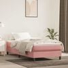 vidaXL Matelas &agrave; ressorts ensach&eacute;s 90 x 220 cm Rose