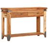 vidaXL Table console 110x34x74 cm Bois d'acacia massif