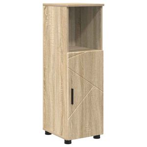 vidaXL Cabinet de salle de bain Ch&ecirc;ne Sonoma 30 x 35 x 95 cm