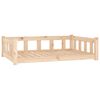 vidaXL Lit pour chien 105,5 x 75,5 x 28 cm Bois de pin massif