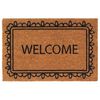vidaXL Tapis de porte naturel 40x60 cm fibre de coco touffet&eacute;