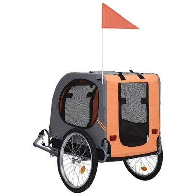 Fanion orange de sécurité pour remorque ou vélo enfant