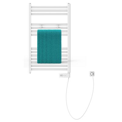EISL Radiateur de salle de bain avec minuterie Blanc 80x50x15 cm