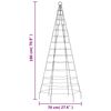 vidaXL Sapin de No&euml;l &agrave; LED 200 LED blanc 180 cm