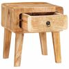 vidaXL Table d'appoint Marron 40 x 32 x 46 cm Bois de mangue massif