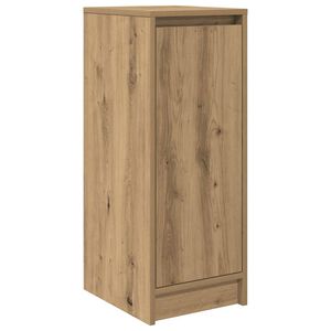 vidaXL Armoire &agrave; chaussures ch&ecirc;ne artisanal 29,5x34x76 cm