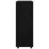 vidaXL Garde-robe Noir 80x40x110 cm Bois d&rsquo;ing&eacute;nierie