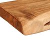 vidaXL &Eacute;tag&egrave;res murales 2 pcs 100x20x3,5 cm bois massif d'acacia