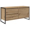 vidaXL Meuble TV 100 x 36 x 49.5 cm Ch&ecirc;ne artisan Bois d'ing&eacute;nierie
