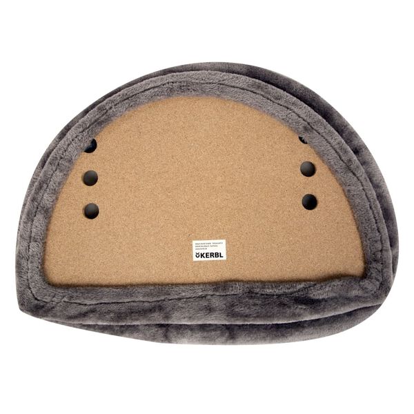 Kerbl Lit de fen&ecirc;tre pour chat 55x35x10 cm Gris