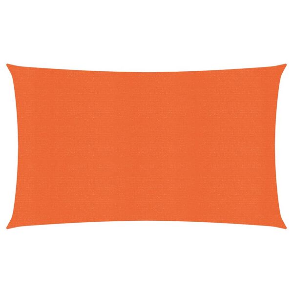 vidaXL Voile d'ombrage 160 g/m&sup2; rectangulaire orange 4x7 m PEHD