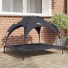 vidaXL Lit pour Chien Noir 104 x 86 x 84,5 cm Acier