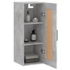vidaXL Armoire murale gris b&eacute;ton 34,5x34x90 cm bois d'ing&eacute;nierie