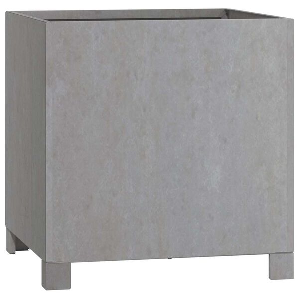 vidaXL Jardini&egrave;re avec pieds Rouill&eacute; 40x40x40 cm Acier corten