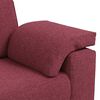 vidaXL Ensemble de Canapés 2 pcs Rouge bordeaux 219 x 77 x 82 cm tissu