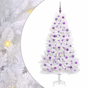 vidaXL Sapin de No&euml;l Artificiel &agrave; Branches Articul&eacute;es Blanc 180 cm