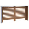 vidaXL Cache-radiateur anthracite 152x19x81,5 cm MDF