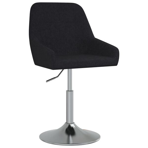 vidaXL Tabouret de bar Noir Tissu