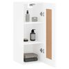vidaXL Armoire murale blanc 34,5x34x90 cm bois d'ingénierie