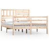 vidaXL Cadre de lit sans matelas bois massif 140x190 cm
