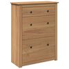 vidaXL Armoire &agrave; chaussures PANAMA 80x35x105 cm bois de pin massif