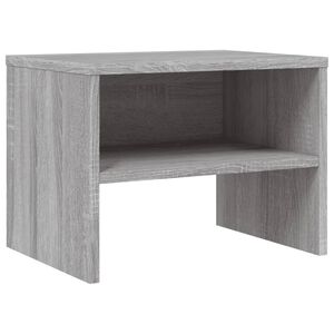 vidaXL Table de chevet Sonoma gris 40x30x30 cm Bois d'ing&eacute;nierie