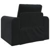 vidaXL Canap&eacute;-Lit Noir 98 x 71 x 83 cm Velours