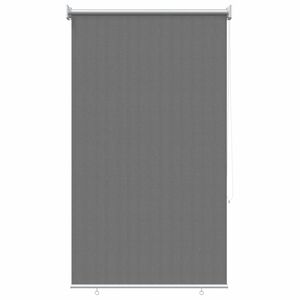 vidaXL Store enrouleur ext&eacute;rieur &agrave; 90% de blocage UV Gris clair HDPE