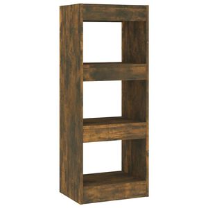 vidaXL Biblioth&egrave;que/S&eacute;parateur de pi&egrave;ce Ch&ecirc;ne fum&eacute; Bois d'ing&eacute;nierie